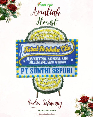 Papan Bunga Duka di Kepanjen