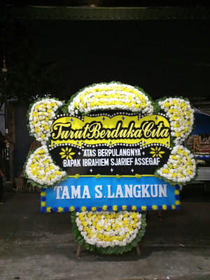 Papan Bunga Duka di Kepanjen