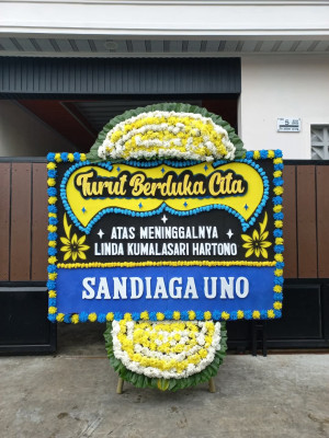 Papan Bunga Duka di Kepanjen